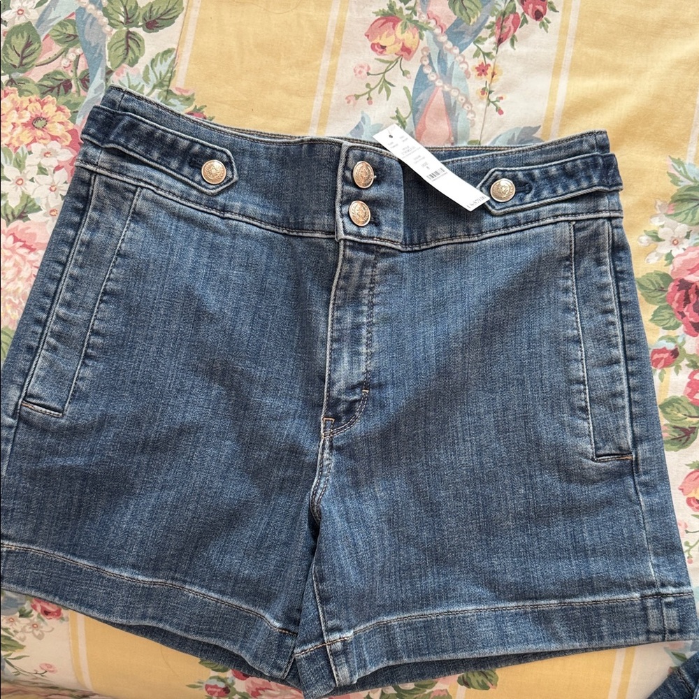 WHBM Denim Women's Shorts NWT size 8